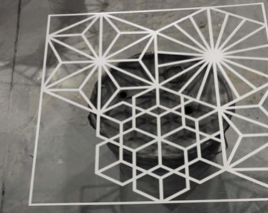 <strong>激光镂空不锈钢屏风样品</strong>