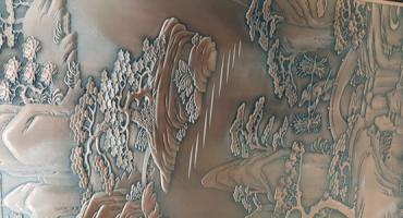 腐蚀不锈钢屏风