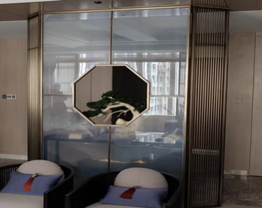 <strong>河南娱乐会所青古铜不锈钢花格</strong>